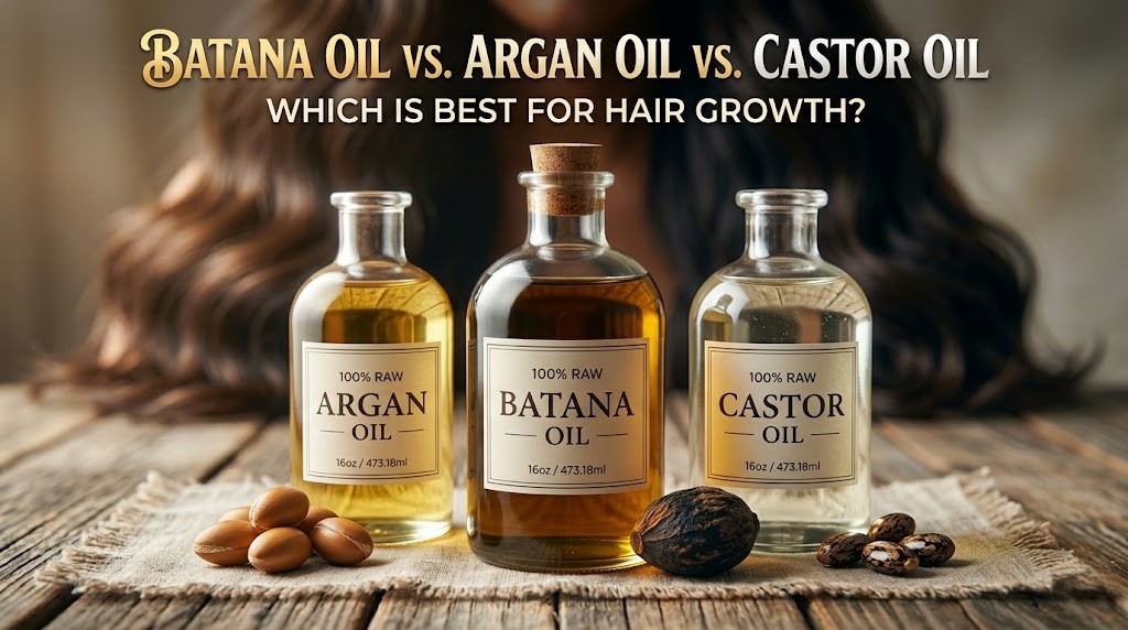 Batana Oil vs Argan Oil vs Castor Oil