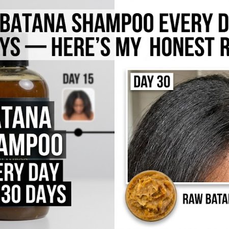 30 days Batana Oil shampoo Results